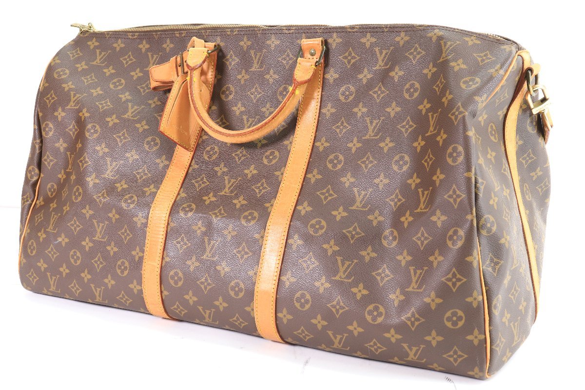 LOUIS VUITTON ルイ ヴィトン LV モノグラム キーポル60 ボストン