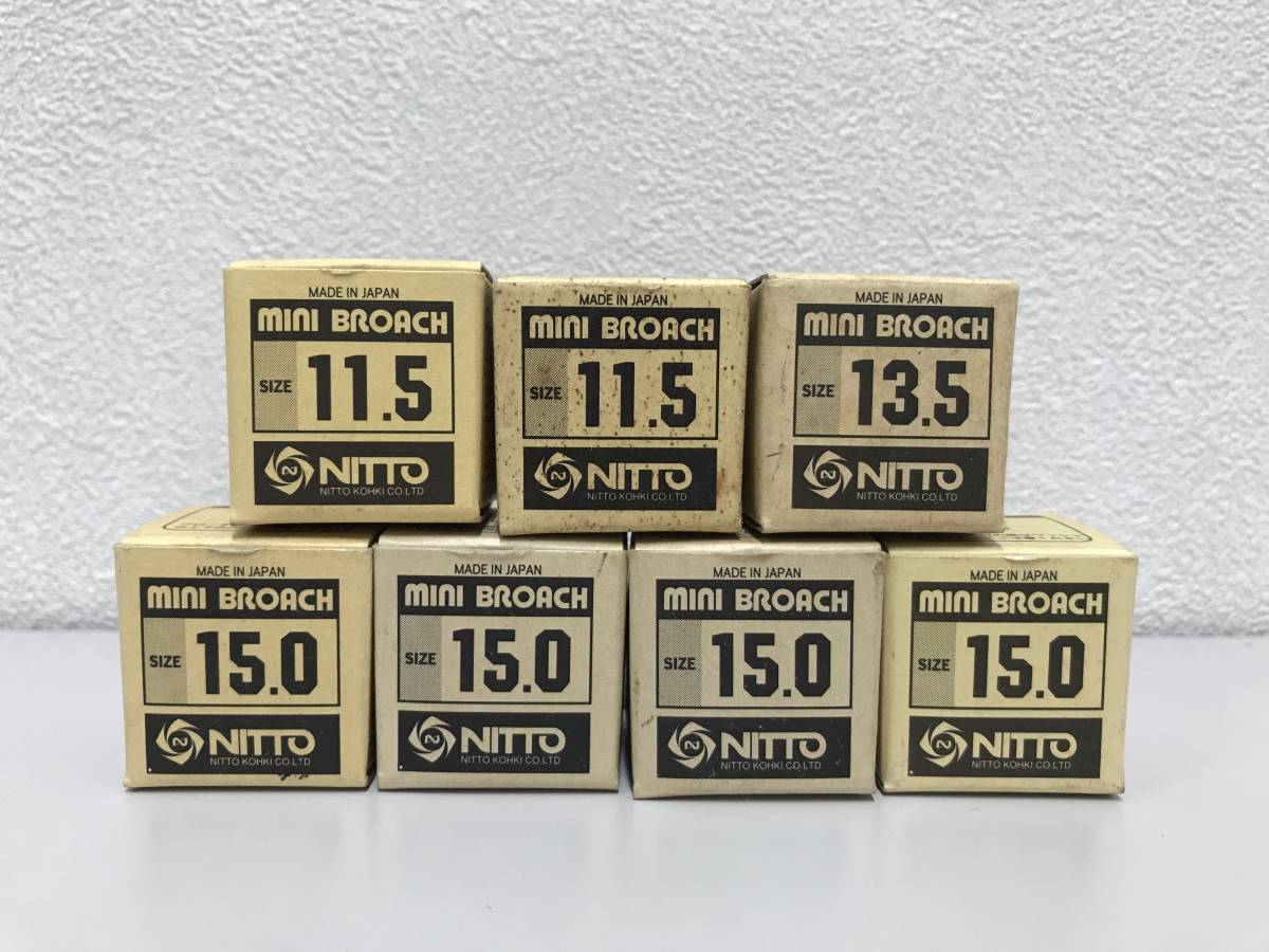 ☆未使用品☆ 日東工器 純正 ミニブローチ 3種(11.5/13.5/15.0