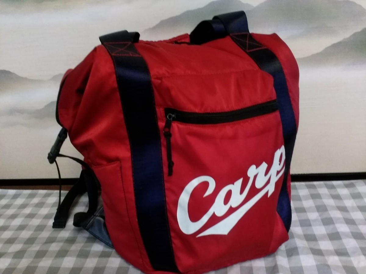 広島カープ 2wayリュックサック 赤 バックパック/トートバッグ 綺麗