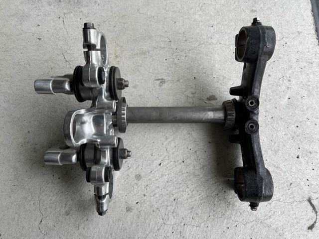デイトナ トップブリッジ 純正アンダーブラケットセット SR400 美品