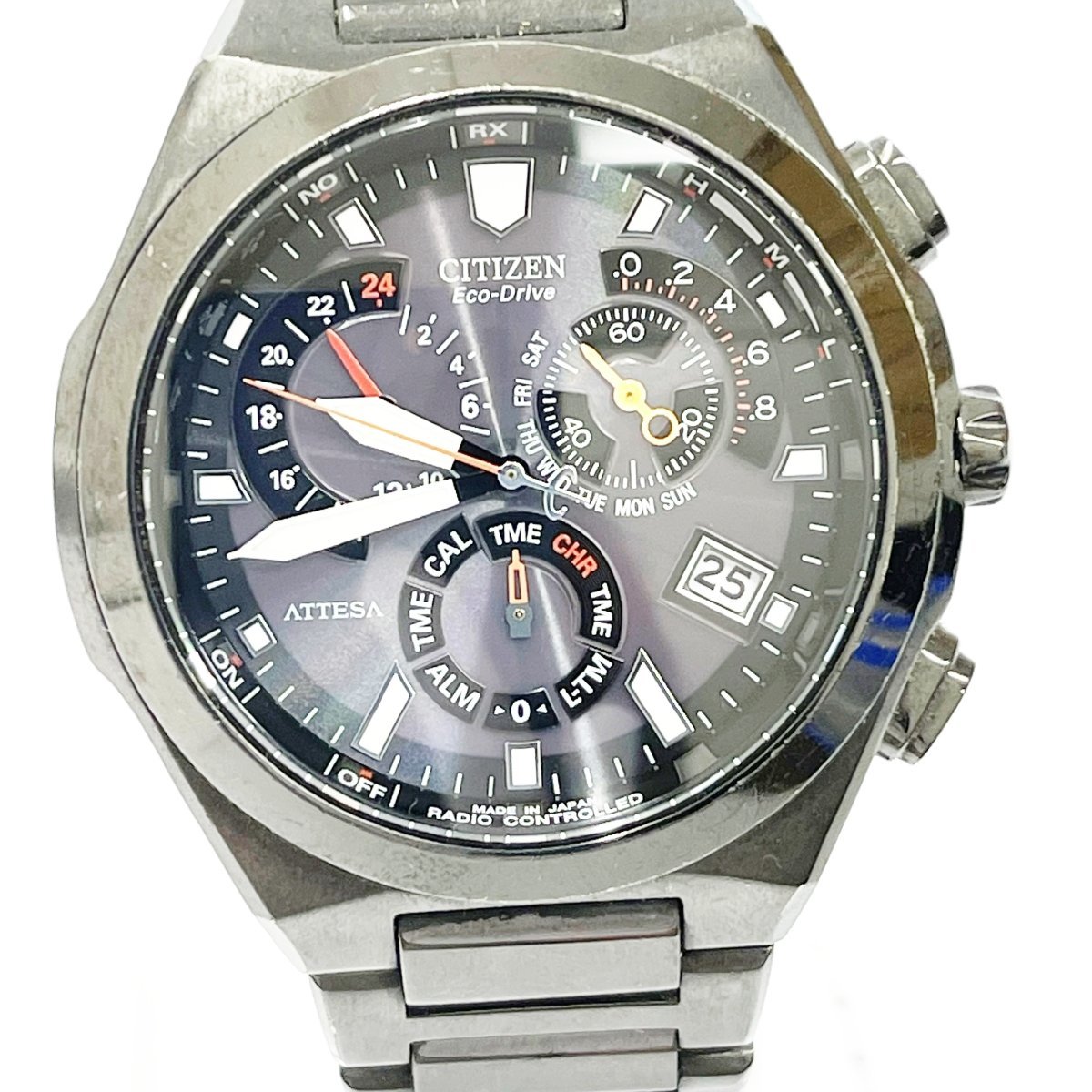 1円スタート】【箱付き】CITIZEN シチズン E610-T008739 アテッサ エコ  