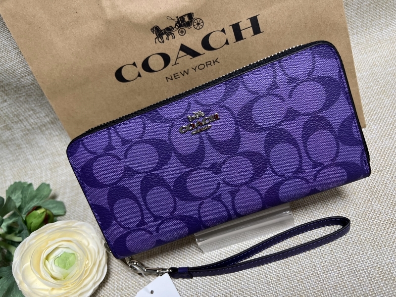 コーチ COACH 長財布 財布 シグネチャー ロング ジップ アラウンド 