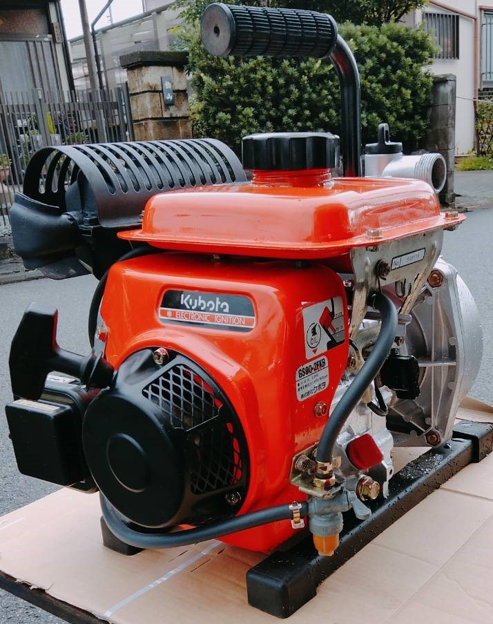 訳あり□クボタ丸山エンジンポンプ（小型軽量）□MP2520E、口径25mm 