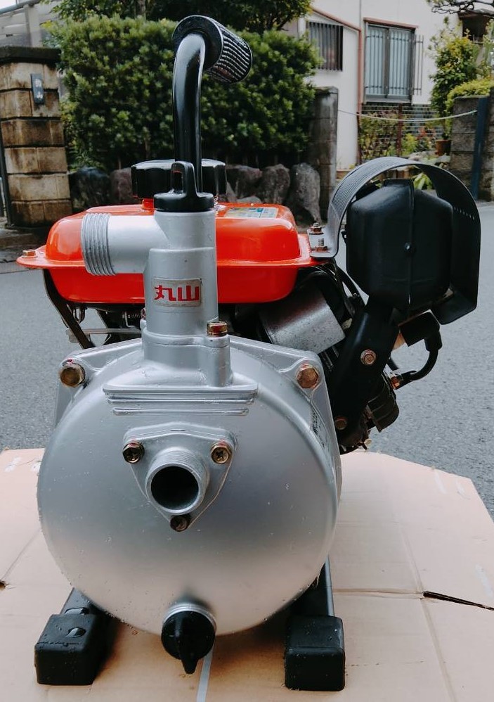 訳あり□クボタ丸山エンジンポンプ（小型軽量）□MP2520E、口径25mm 