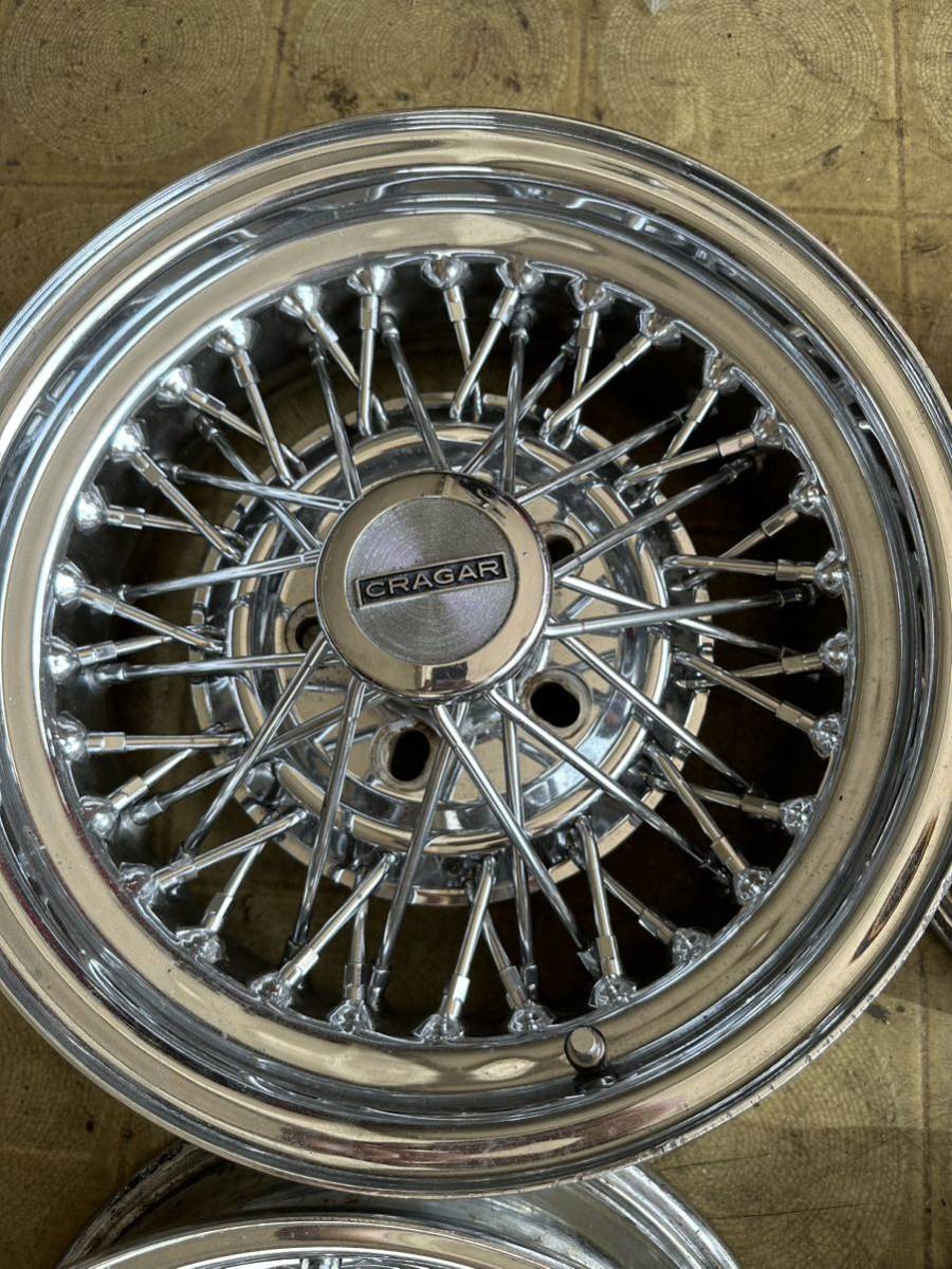 クレーガー CRAGAR ワイヤーホイール 当時物 旧車 Y30 12クラウン(社外