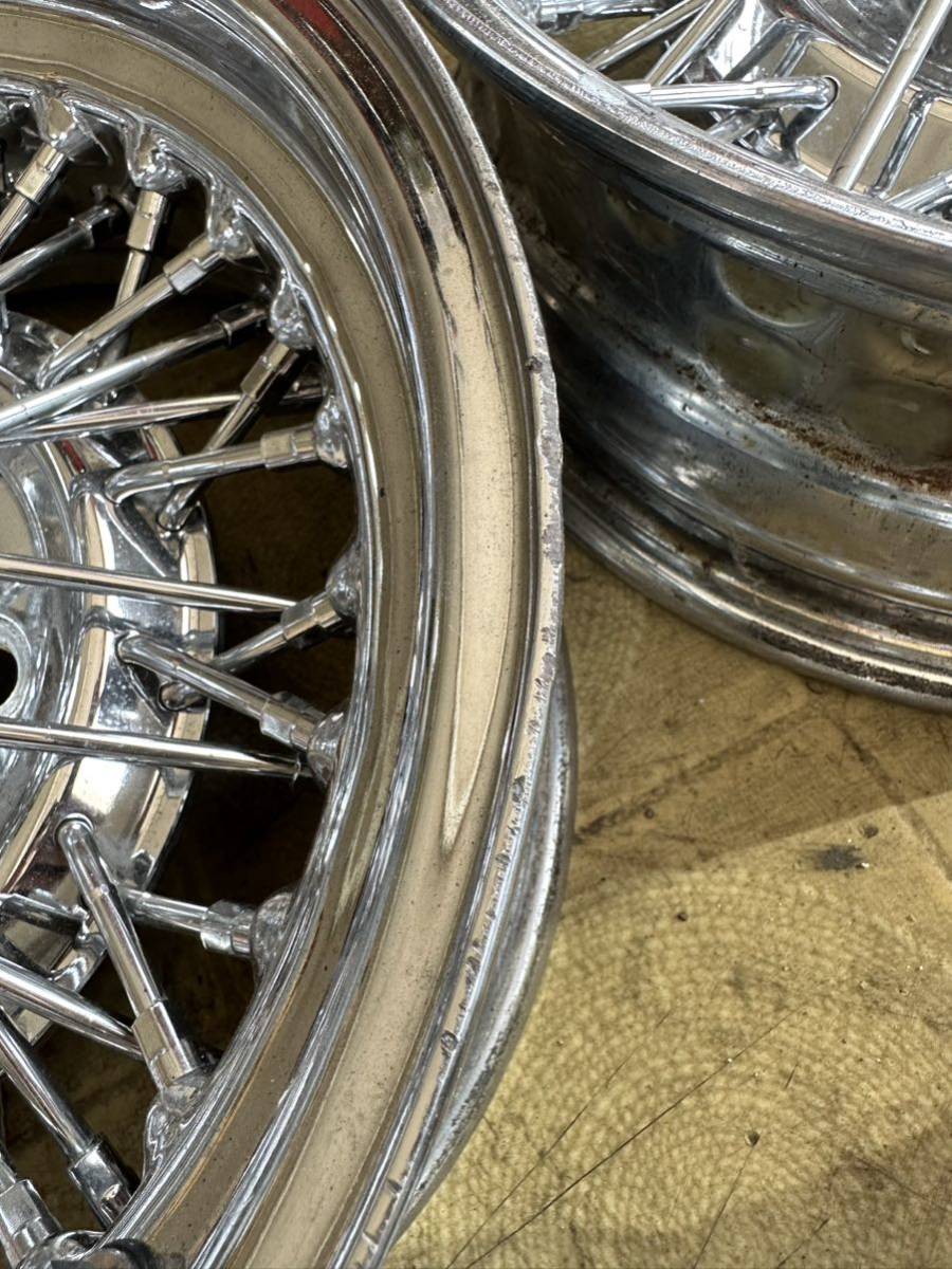 クレーガー CRAGAR ワイヤーホイール 当時物 旧車 Y30 12クラウン(社外