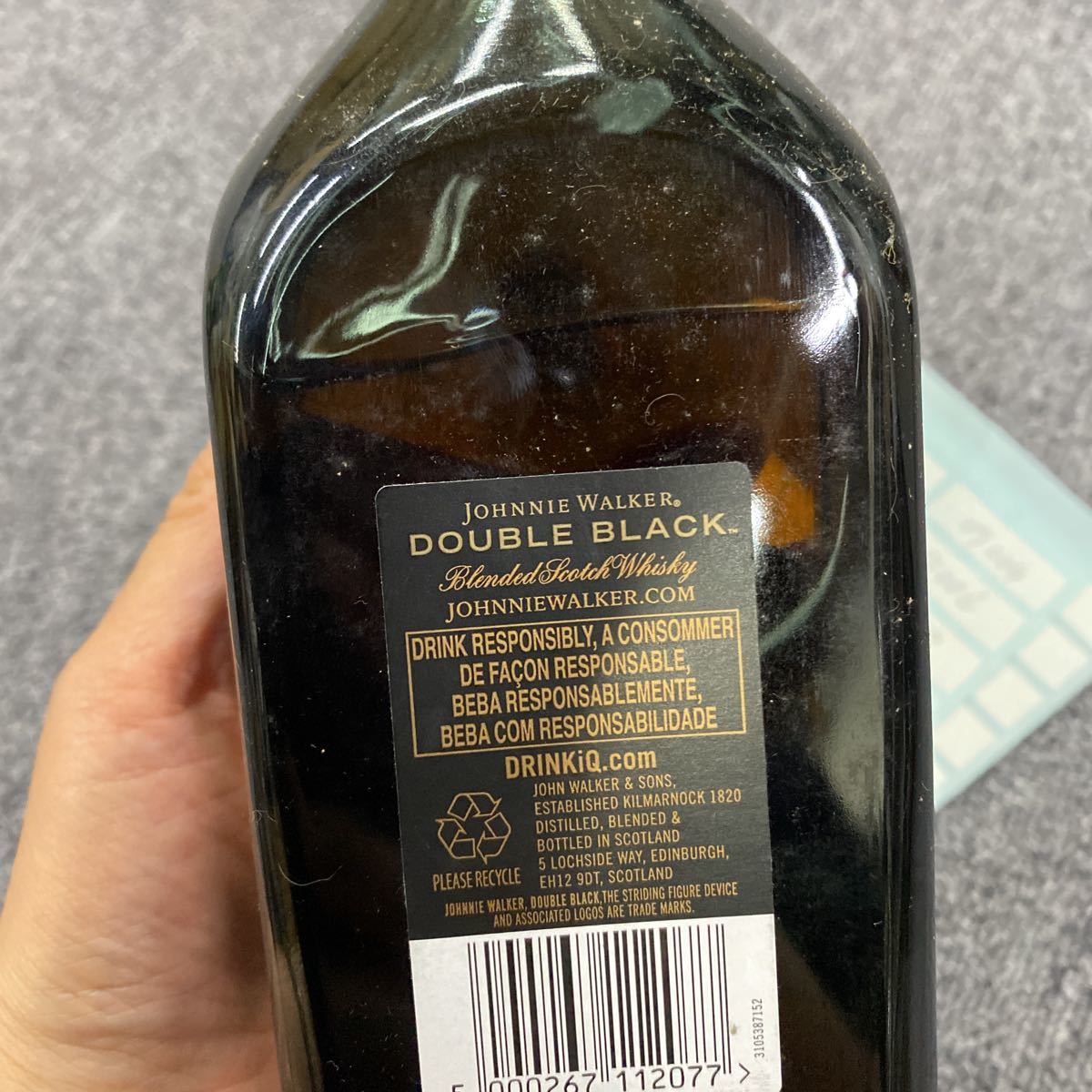 07002 未開栓 JOHNNIE WALKER ジョニーウォーカー DOUBLE BLACK ダブル 