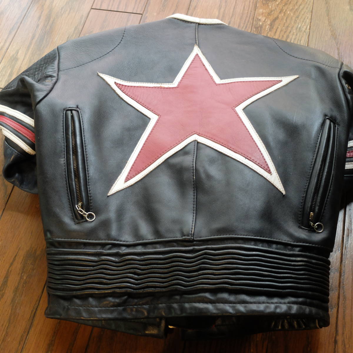 vanson サイズ34 バンソン ワンスター 本革ライダースジャケット 