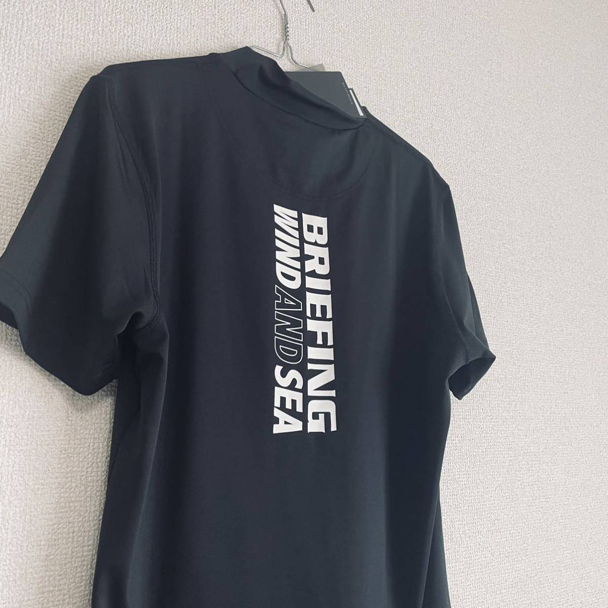 ゴルフ WIND AND SEA × BRIEFING ポロシャツ ブラック M 新品