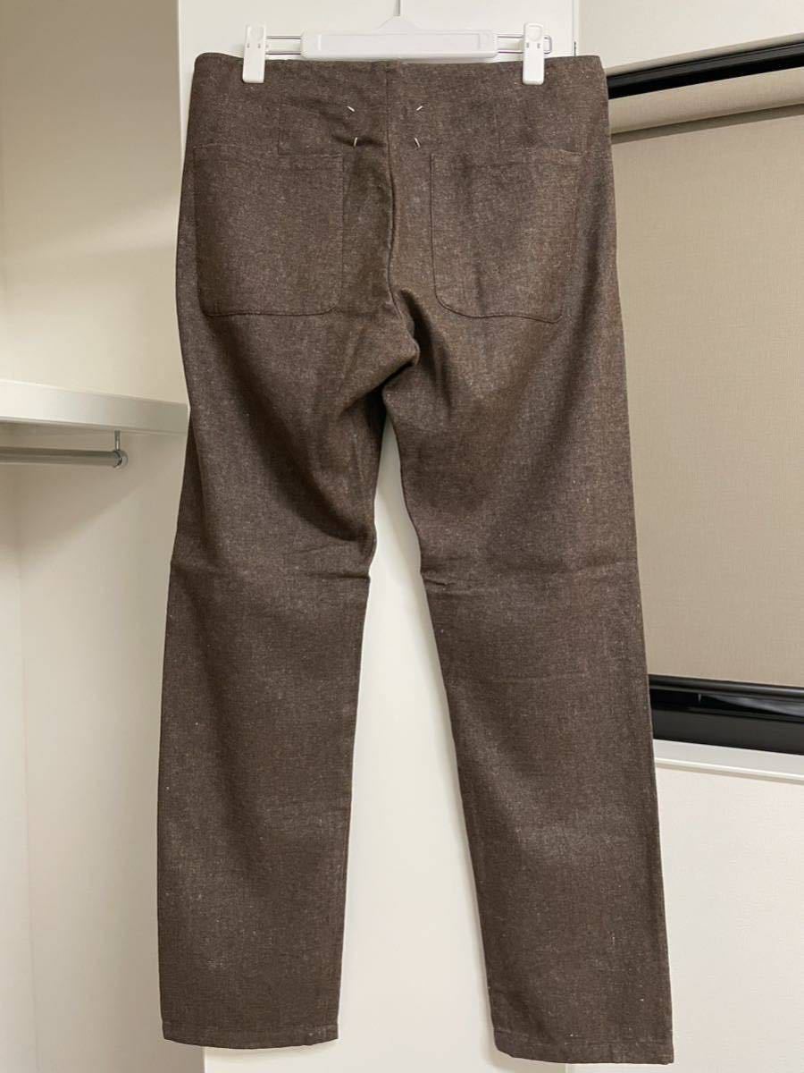 46 Maison Martin Margiela マックイーンパンツ リネン混紡 ルーマニア