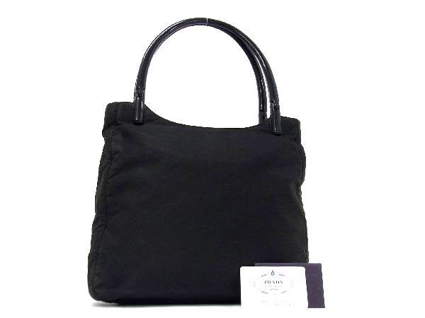 1円 PRADA プラダ B8366 テスートナイロン プラスチックハンドル