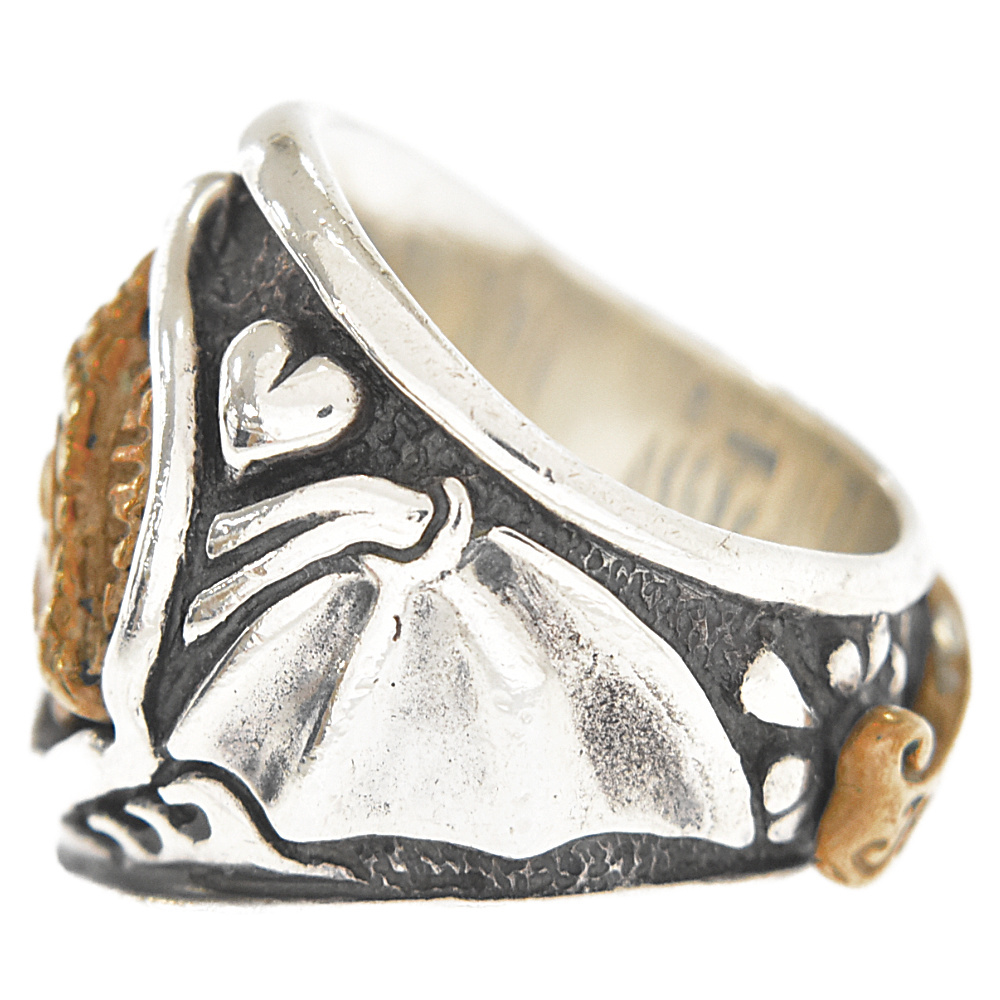 ビルウォールレザー Jeff Decker Dome Ring with Pyramid Eye ジェフ