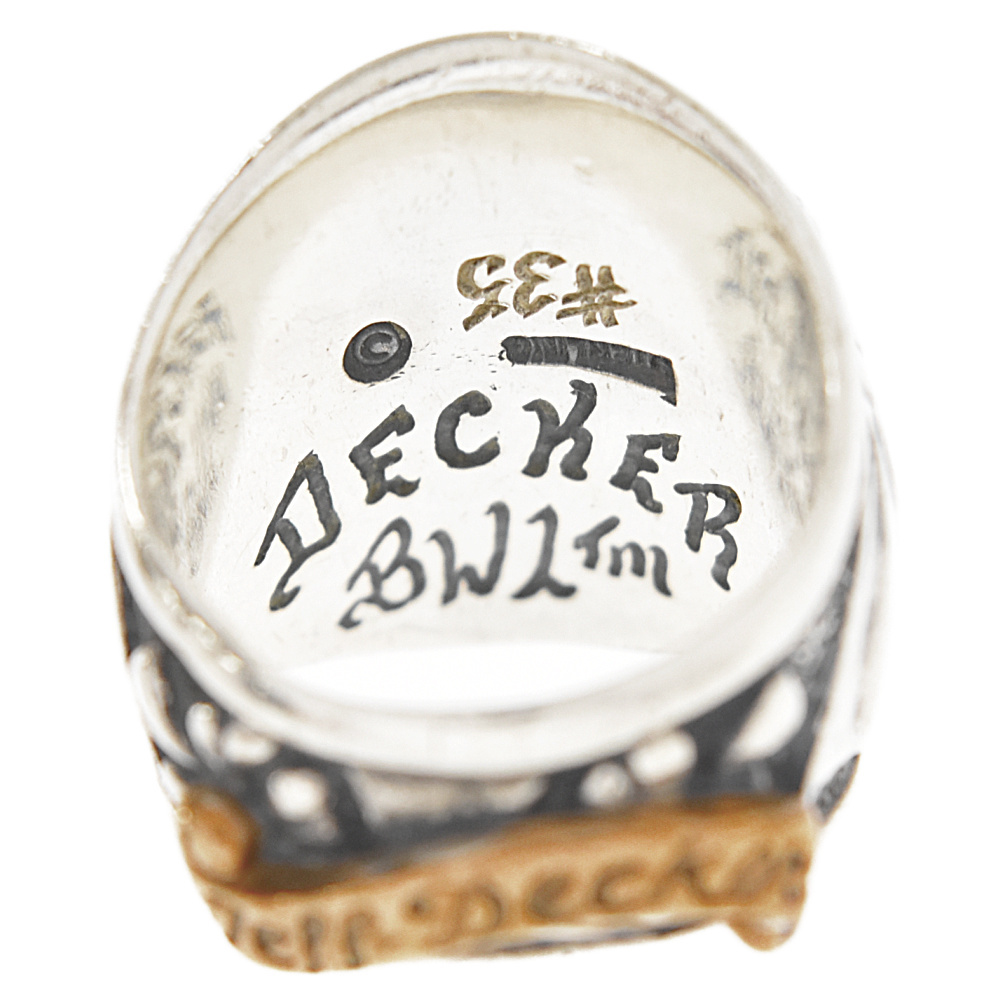 ビルウォールレザー Jeff Decker Dome Ring with Pyramid Eye ジェフ