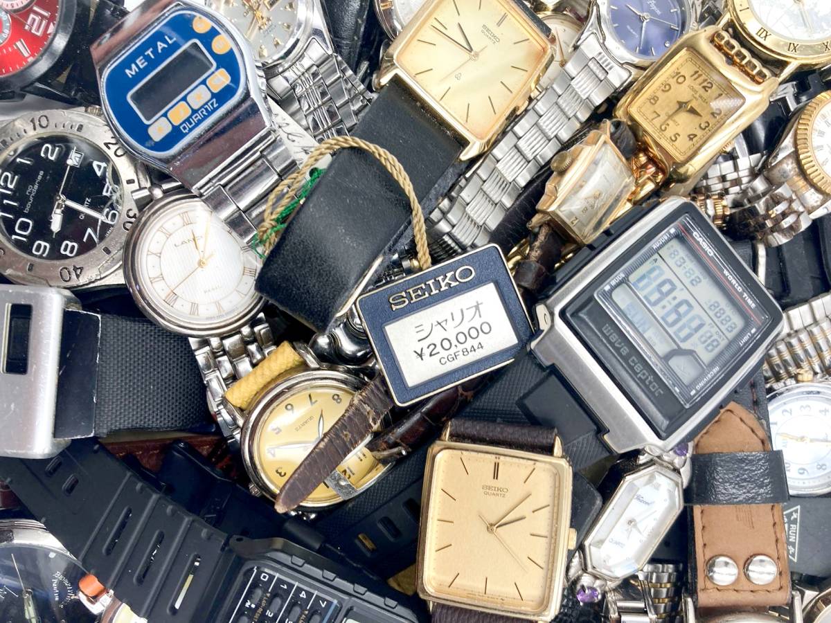 ☆腕時計 大量 約100点 ☆ SEIKO/CITIZEN/CASIO/海外ブランドなど 動品＆