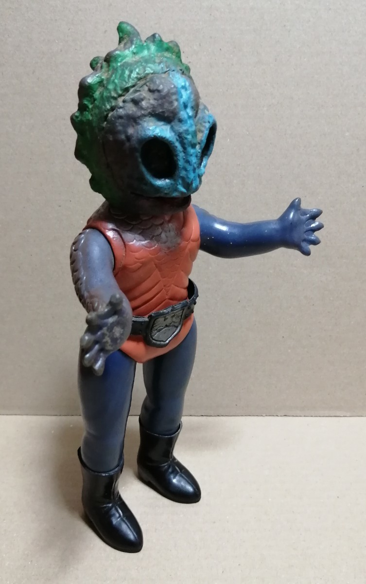 仮面ライダー。怪人。アマゾニア。ソフビ。スタンダードサイズ。旧