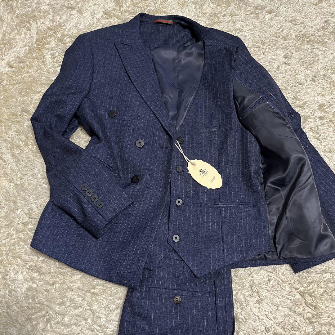 未使用級XL.LL~L!BROOKS BROTHERSセットアップスーツ濃紺ネイビー