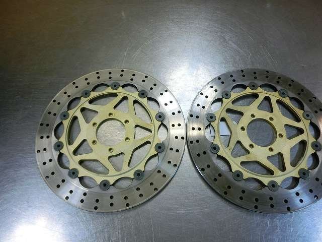 FZR750RU フロントブレーキディスク左右セット、外径320mm☆2NK、希少 