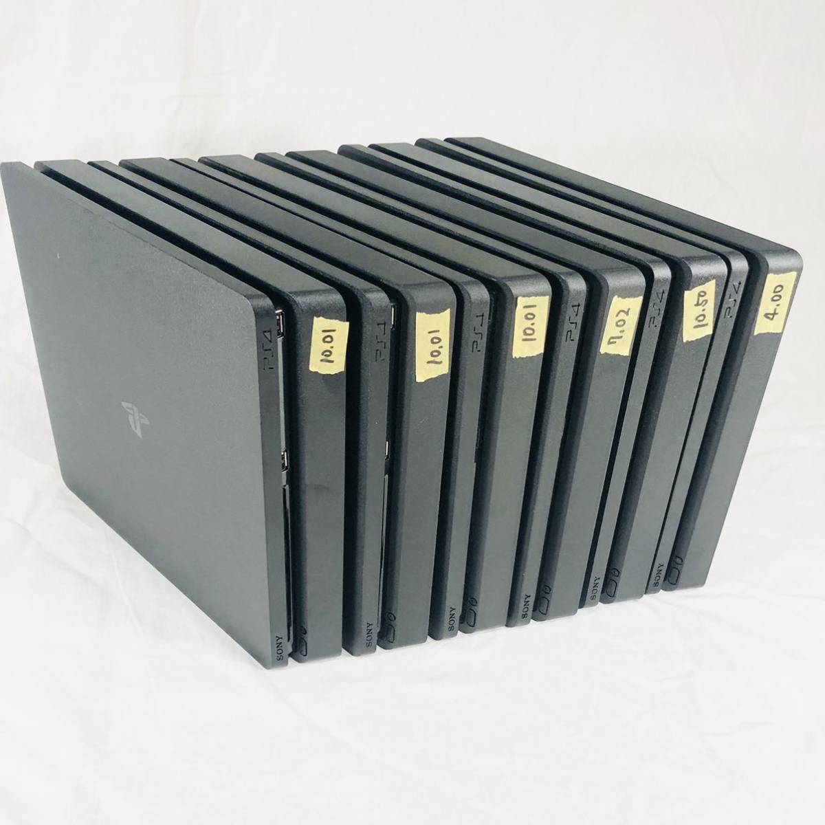1円スタート【動作品】SONY PlayStation4 プレステ4 PS4 本体 6台 薄型 まとめて 全て封印シール有