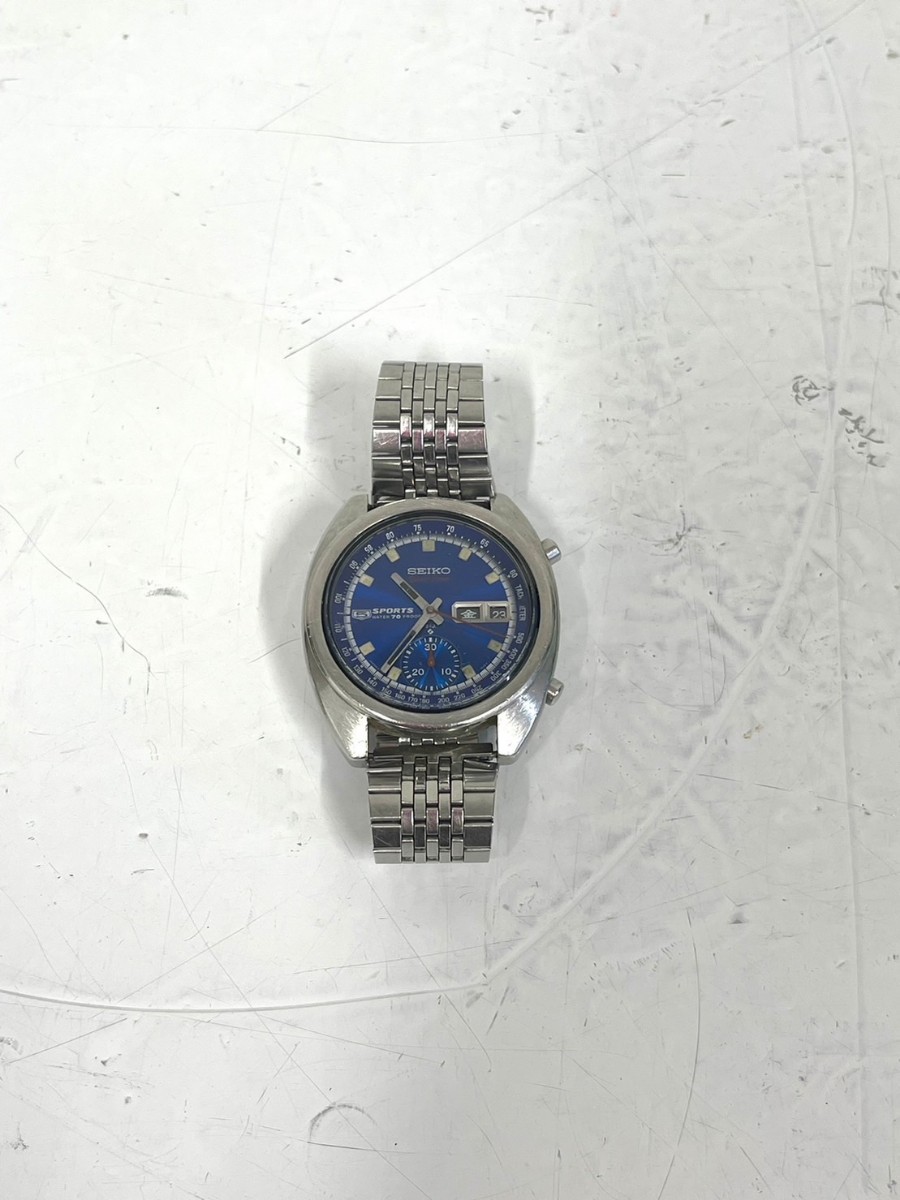 No.E184 SEIKO セイコー 5sports speed timer 6139-6010 腕時計 メンズ