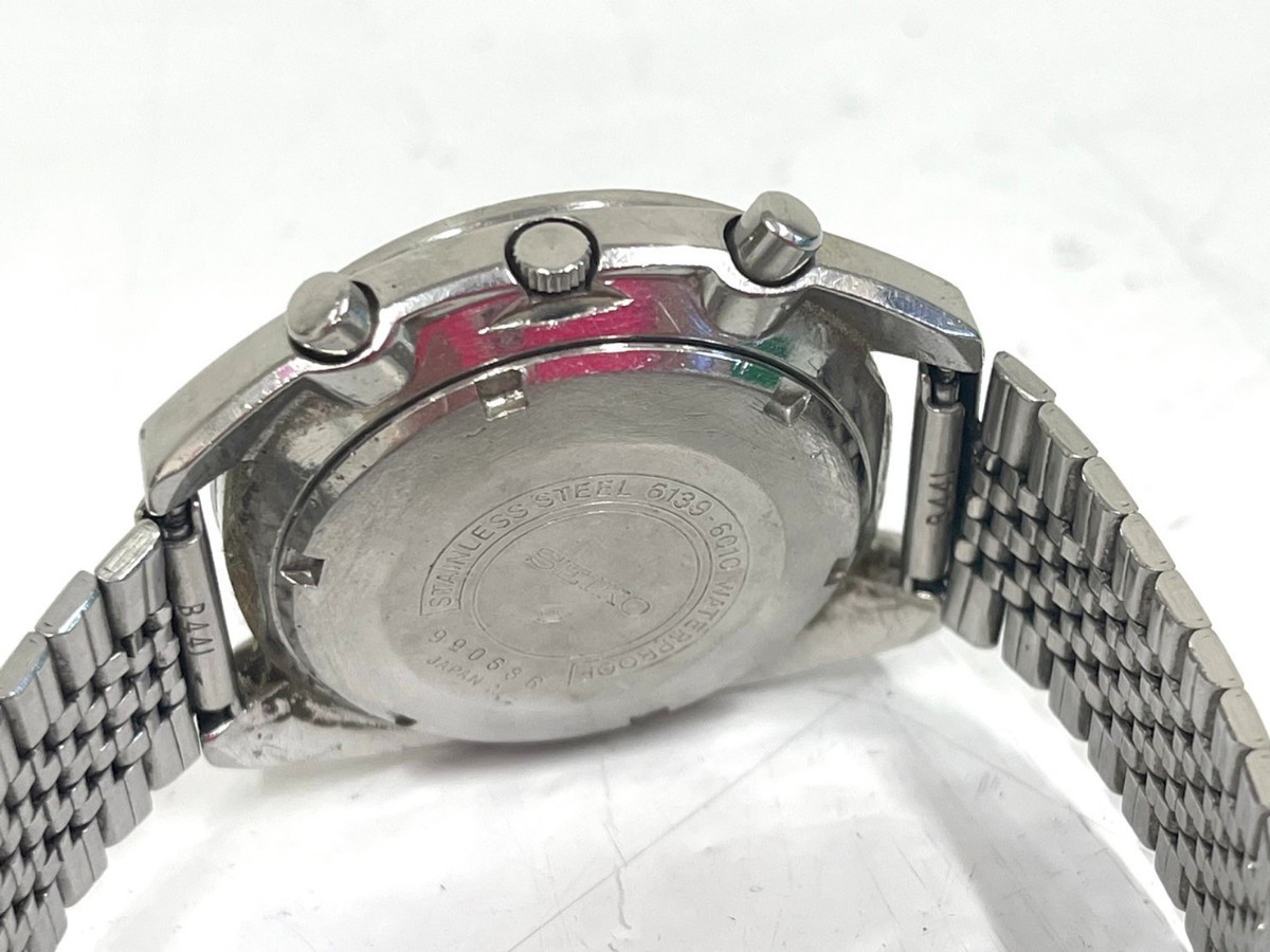 No.E184 SEIKO セイコー 5sports speed timer 6139-6010 腕時計 メンズ