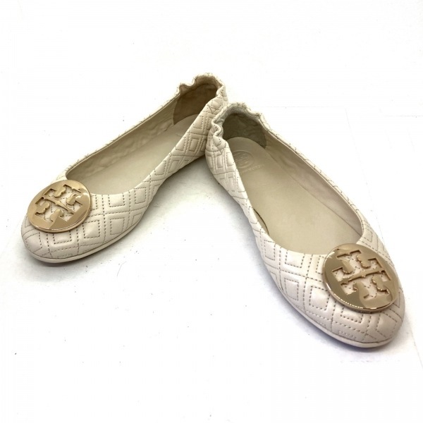 最新作，低価 トリーバーチ TORY BURCH フラットシューズ 7 M - レザー
