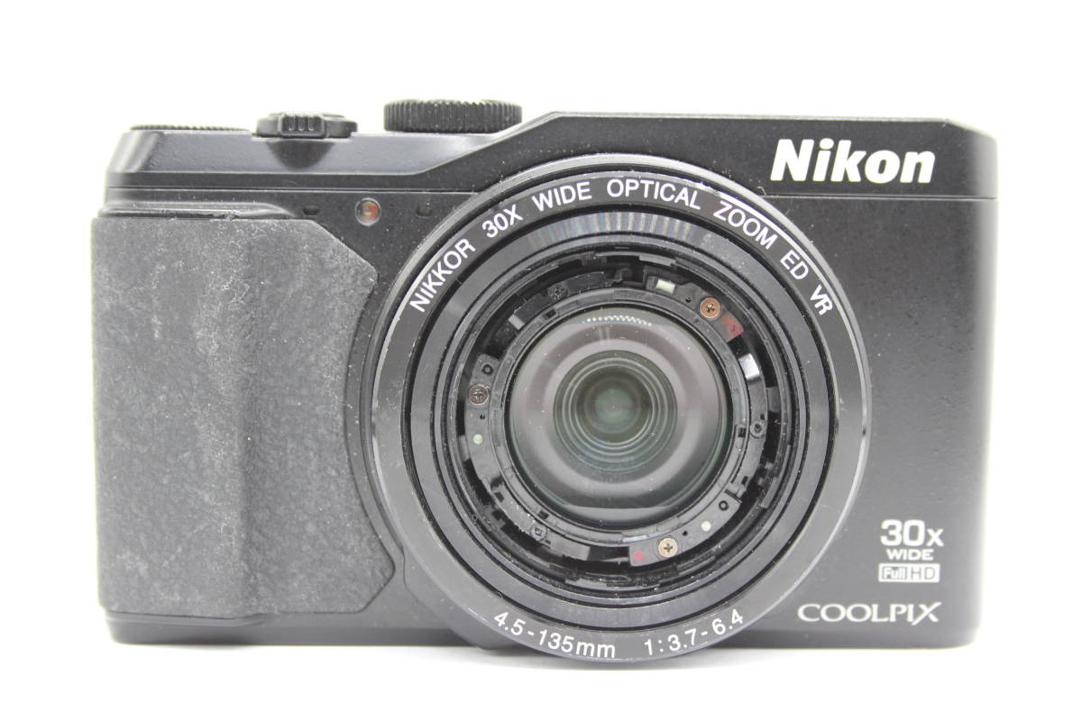 返品保証】 ニコン Nikon Coolpix S9900 ブラック Nikkor 30x Wide 