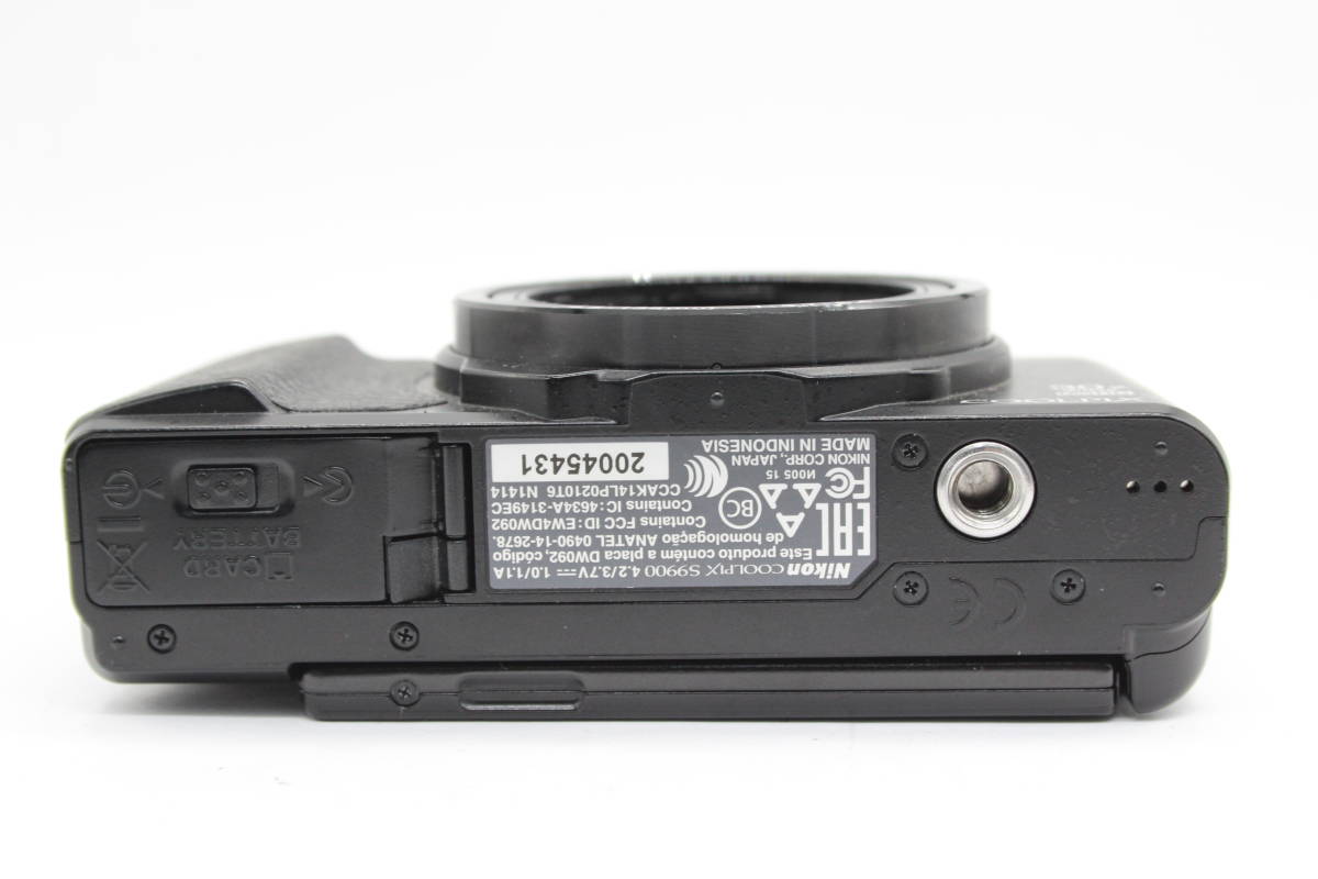 返品保証】 ニコン Nikon Coolpix S9900 ブラック Nikkor 30x Wide 