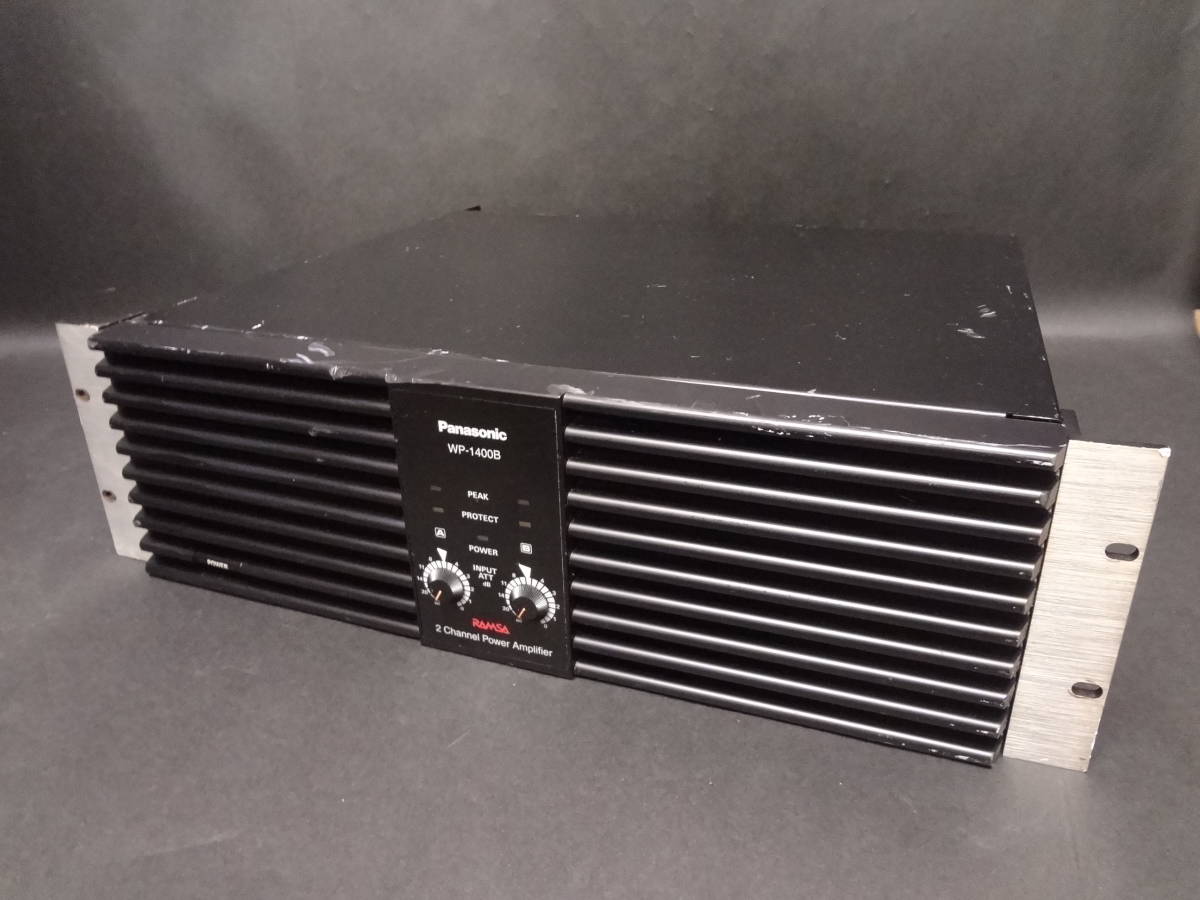 Panasonic パナソニック RAMSA PA用 パワーアンプ WP-1400B(一般 