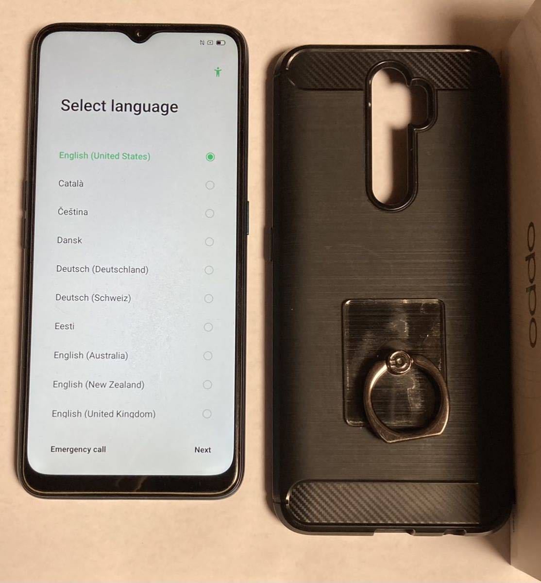 美品！ケース付き！】OPPO A5 2020 Green CPH1943 OPU32SGU SIMフリー