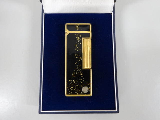 dunhill ガスライター中古 着火未確認 箱付き （ダンヒル/ガスライター 