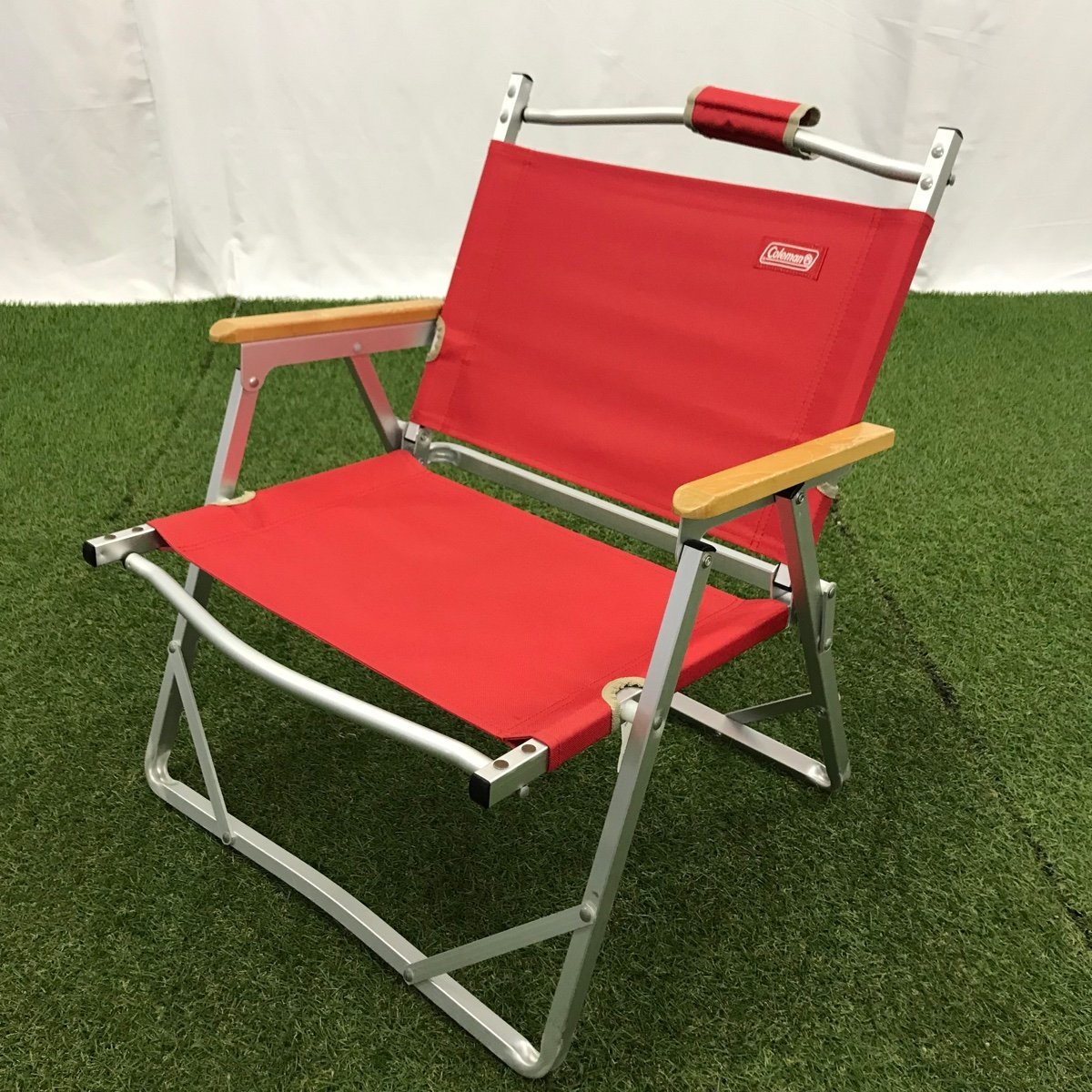 Coleman 170-7670 コンパクトフォールディングチェア レッド チェア