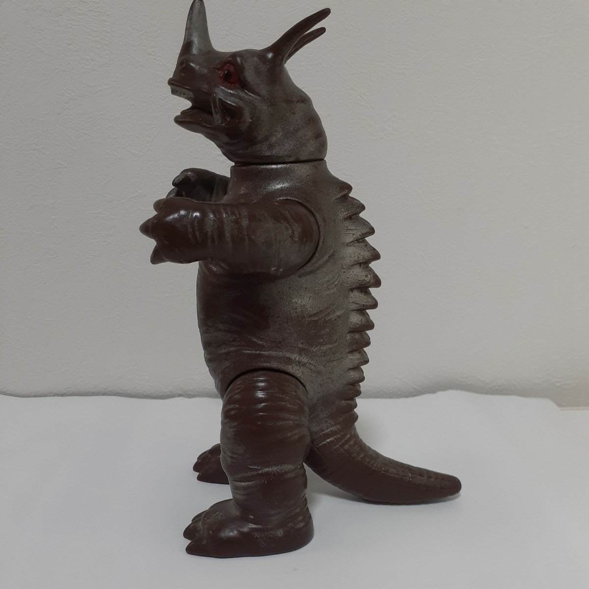 マルサン 当時物 ウルトラ怪獣 ソフビ ネロンガ 約60年前 美品 円谷プロ JAPAN ブルマァク ポピー ウルトラマン ビンテージ