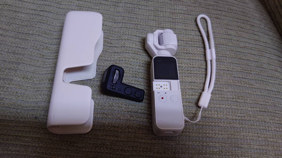 DJI POCKET 2 ホワイト + コントローラーホイール 中古美品(デジタル  
