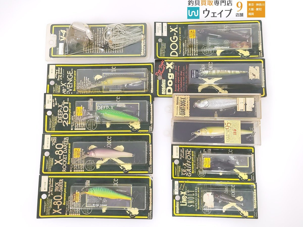 メガバス ヴィジョン 95 #キシュウアユ・メガバス ジャイアントドッグX #GGテネシーシャッド 等計11個未使用