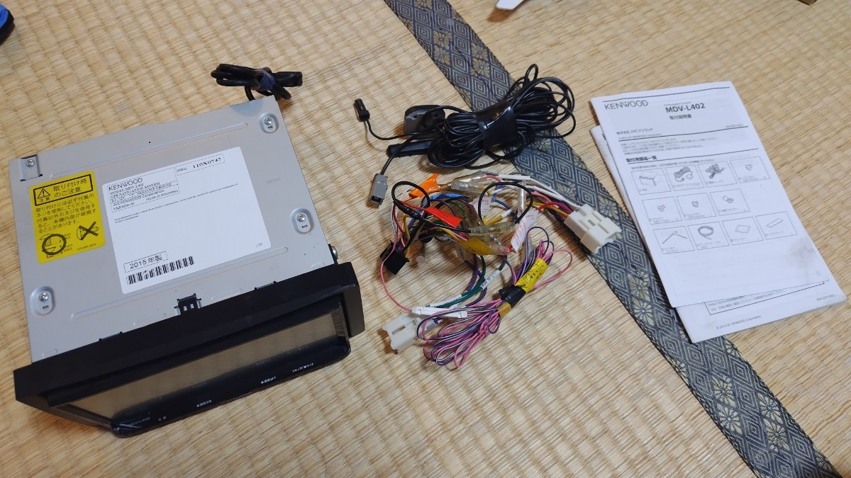KENWOOD ケンウッド カーナビ MDV-L402 地図更新済み(このナビ最終