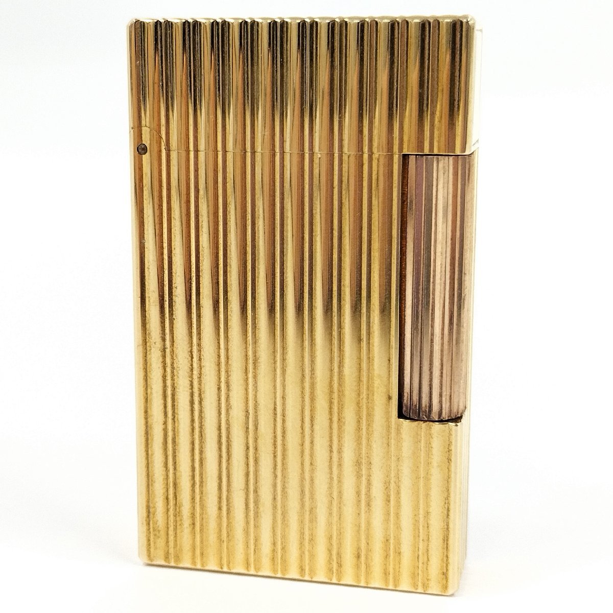 ●ジャンク デュポン S.TDupont L2 ライター ゴールド 良音 着火未確認[ne]u115