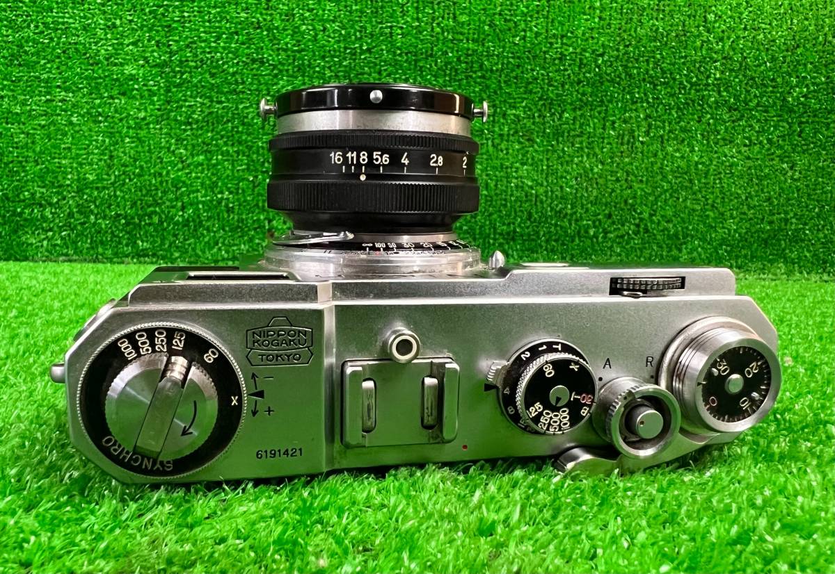 ◇ Nikon ニコン S2 619万台 後期型 + NIKKOR-H・C 50mm F2 フィルム