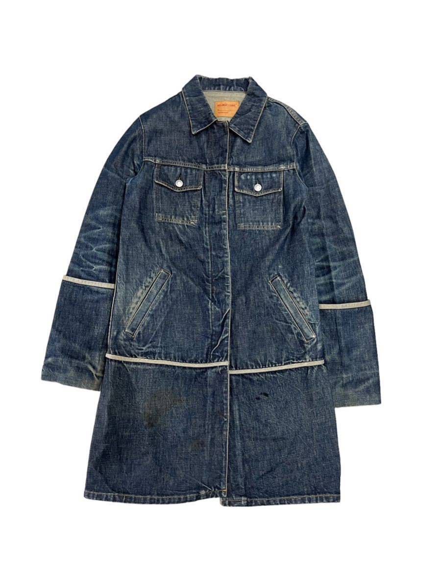 1997s HELMUT LANG ヘルムートラング デニム コート GTR 初期 アーカイブ ヴィンテージ 90s 本人期