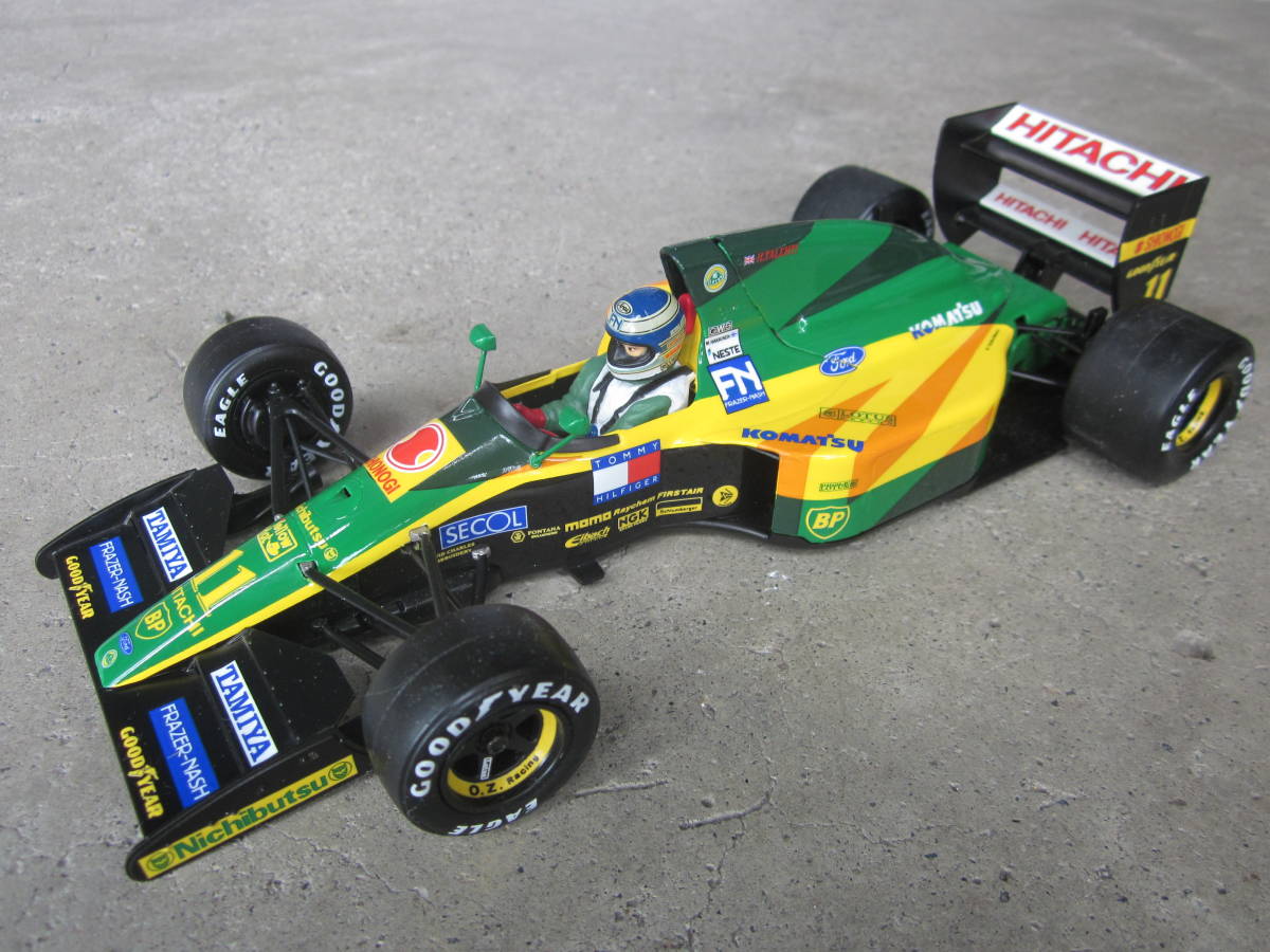 タミヤ☆1/20 ロータス 102D フォード 1992 #11 M・ハッキネン☆塗装済