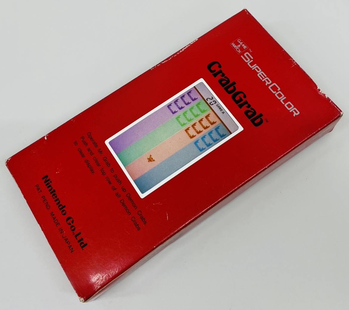 デッドストック 1984 Nintendo GAME＆WATCH CrabGrab 任天堂 クラブ 