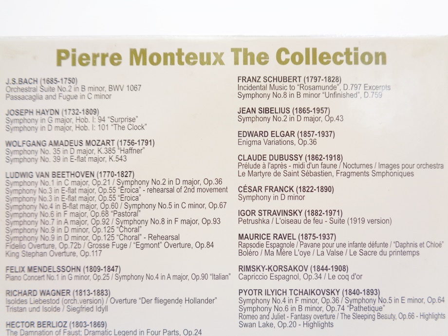 Pierre Monteux - Complete RCA The Album | Monteux: the & Vinyl