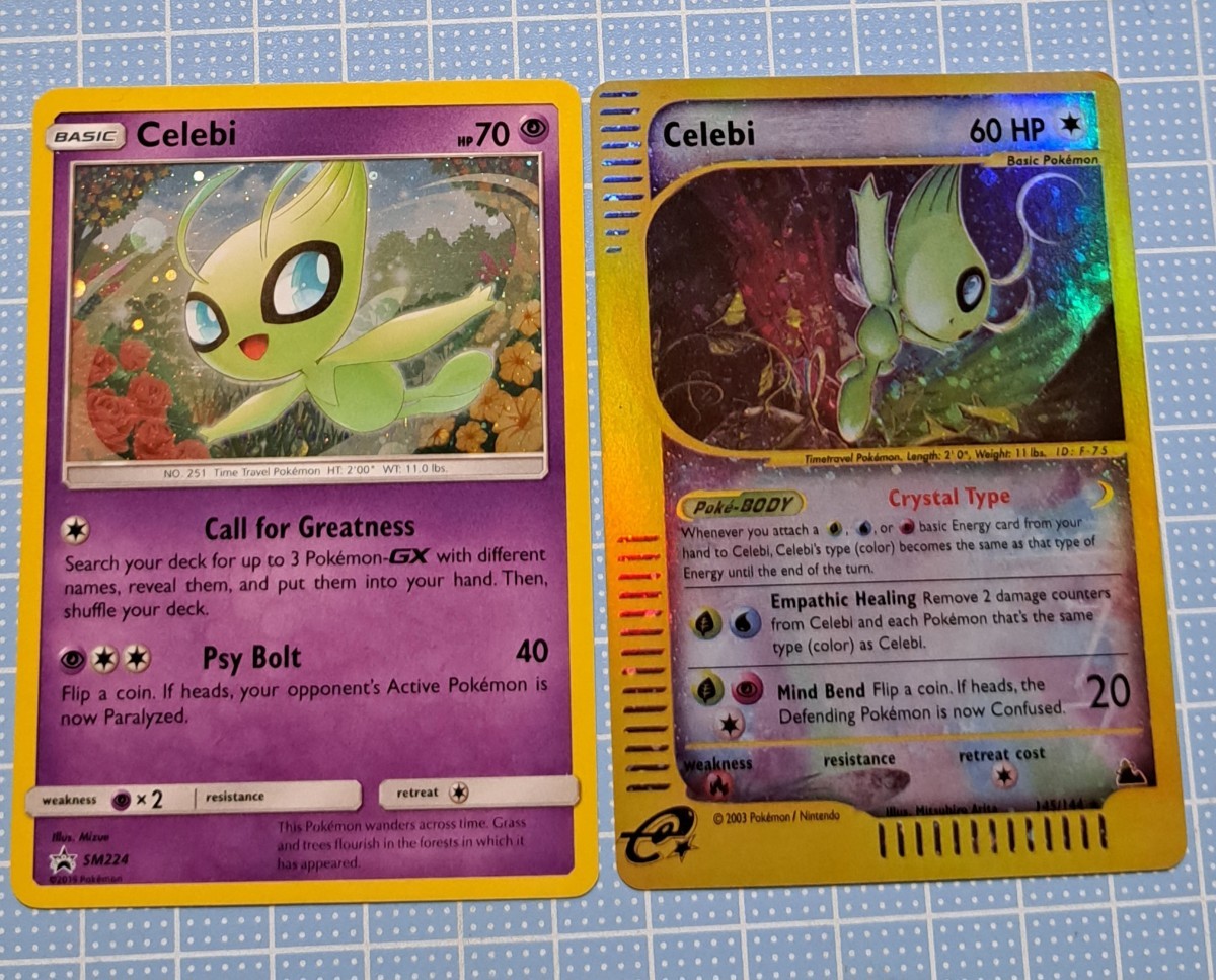 ポケモン セレビィ ホロ 英語&海外版eカード ホロ キラ ポケカ2枚