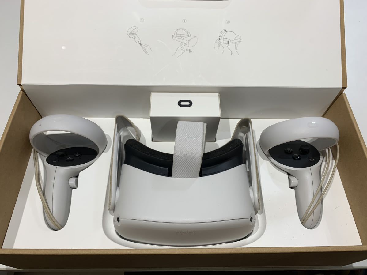 【D1287】【中古品】Oculus quest2 オキュラス クエスト2 256GB 通電確認済み 汚れ有り お買い得品