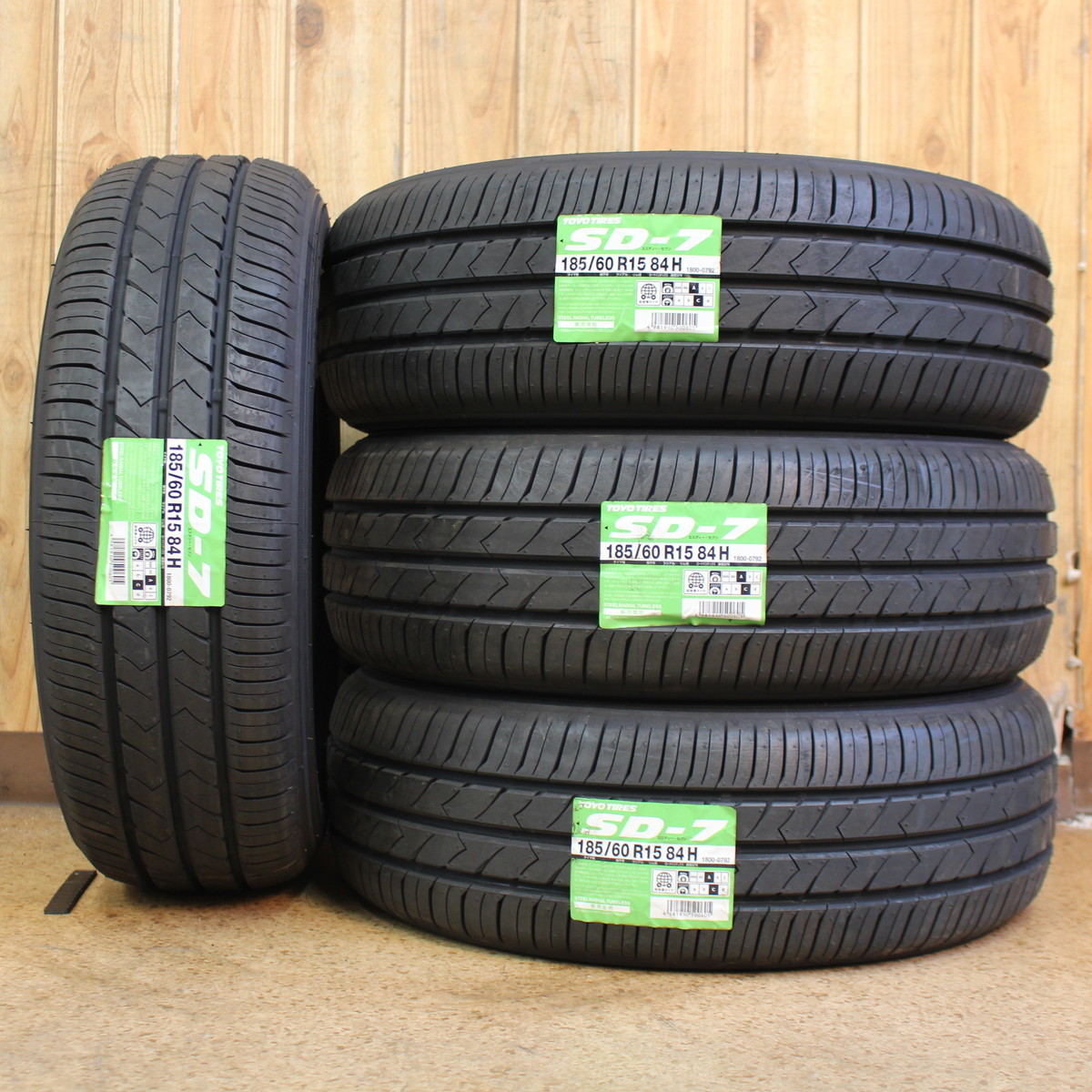 2021年製～ TOYO TIRES SD-7(トーヨータイヤ SD-7) 185/60R15 4本