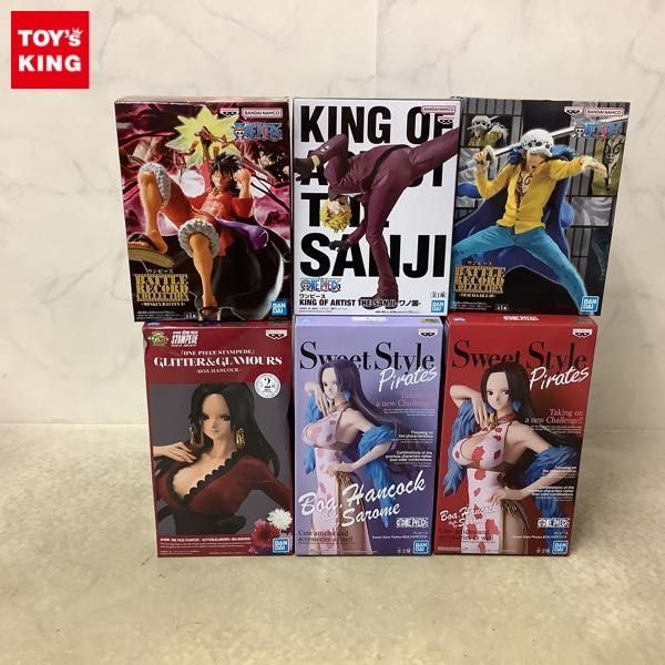 1円〜 未開封 ONE PIECE Sweet Style Pirates ボア・ハンコック、BATTLE RECODE COLLECTION モンキー・D・ルフィII他