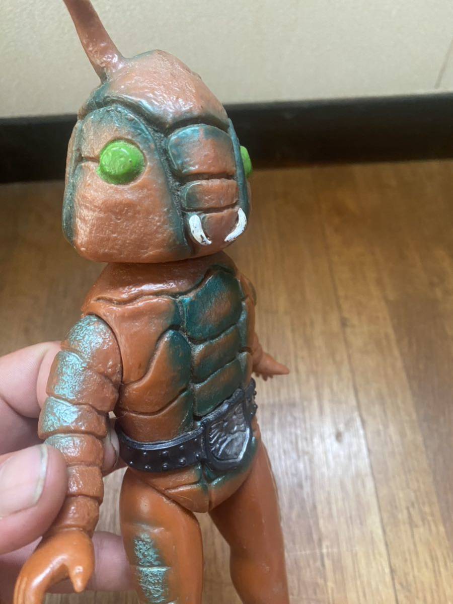 【当時物】ザンブロンゾ/仮面ライダー/ソフビ　26㎝ 当時物仮面ライダー怪人 ザンブロンゾ ソフビ 旧バンダイ サイズ26