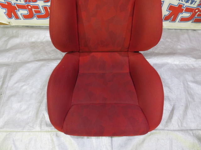 送料無料 限定2000脚当時物 レカロ RECARO セミバケットシート ラプター/raptor 赤/レッド中古2脚/左右/限定品 レカロ RECARO シート ブルー □RECARO 1脚の中古品・新品・未