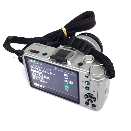 【ジャンク】ペンタックス Q10 SMC PENTAX 1:2.8-4.5 5-15mm ED AL [IF] ミラーレス一眼カメラ 動作未確認　中古 ペンタックスQ10SMCPENTAX1:2