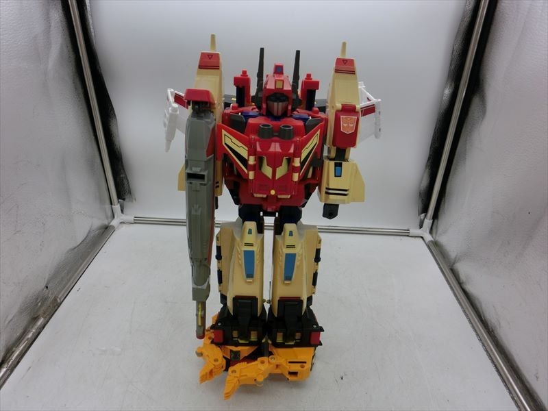 T【IJ3-72】【140サイズ】タカラ トランスフォーマー スターセイバー ビクトリーレオ/経年品/※ヤケ・汚れあり