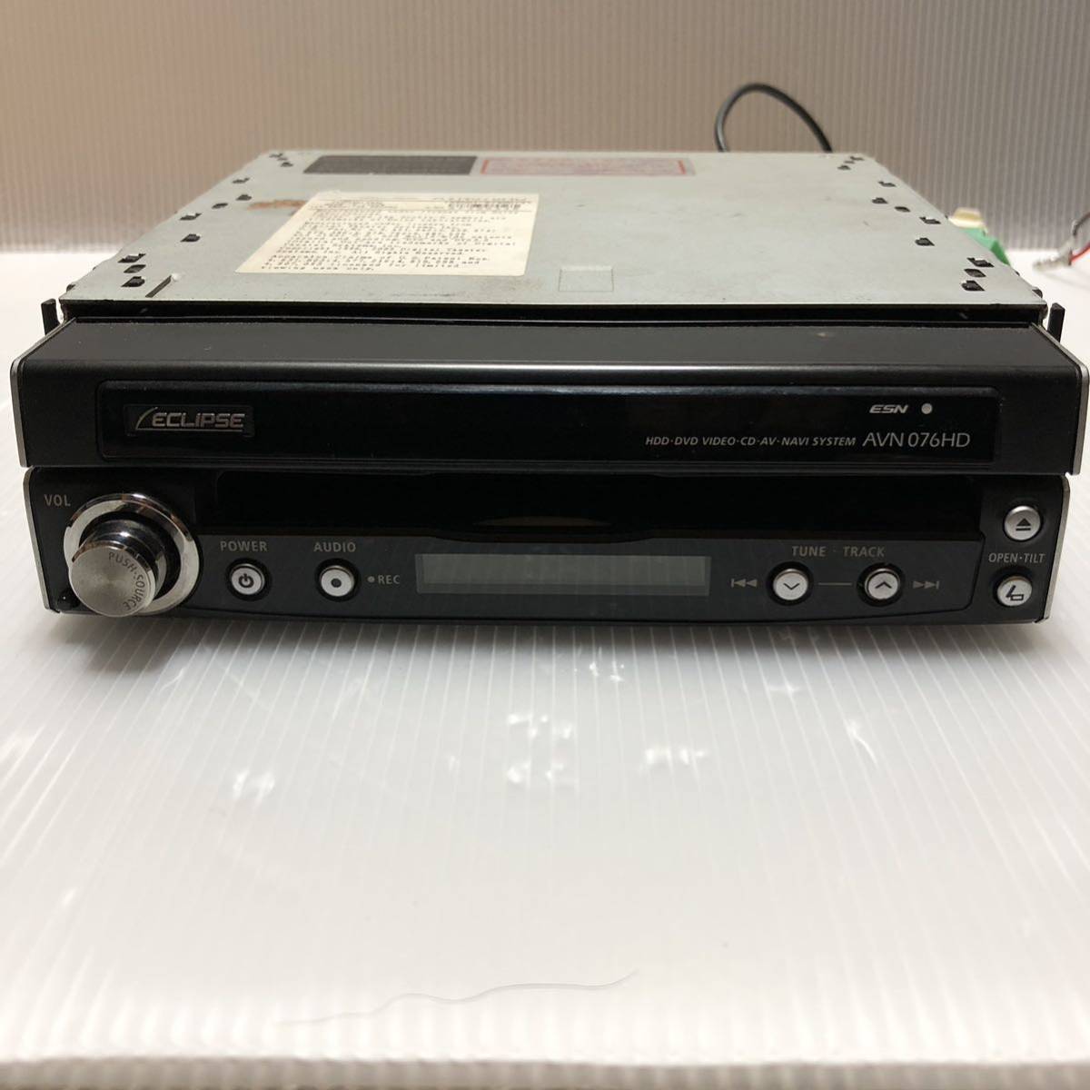 イクリプス AVN076HD/ CD DVD HDDナビ 地図バージョン 2006年 AVN076HD